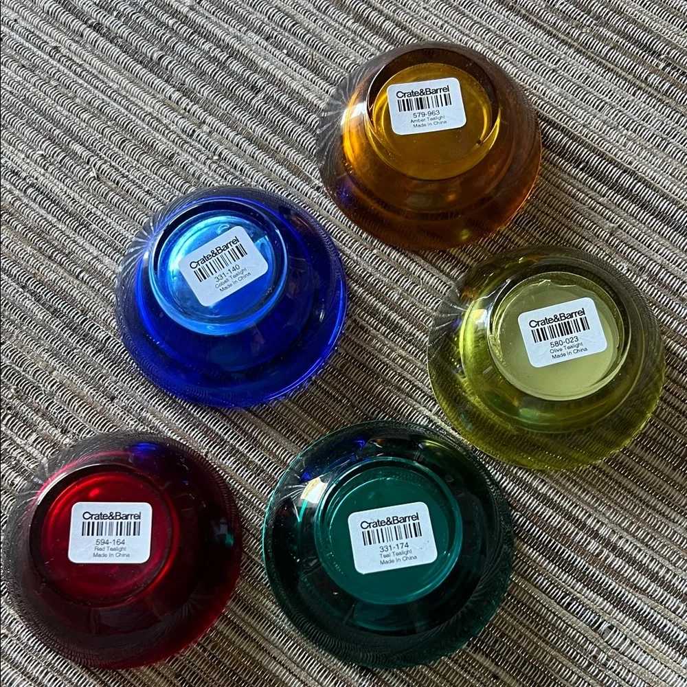 Crate&Barrel vibrant glass